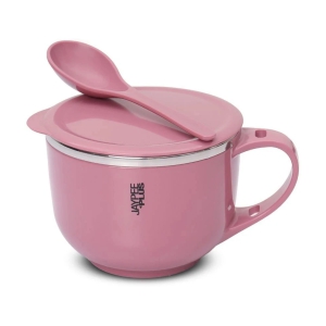 Jaypee Plus SOUPTOK BOWL Solid Plastic Soup Mug 700 mL ( Pack of 1 ) - Pink