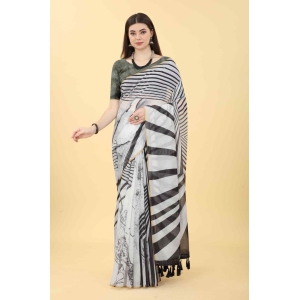 Women's Chanderi Digital Print Saree