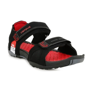 Campus - Black Mens Floater Sandals - None