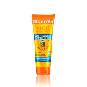 VLCC Water Resistant SPF 60 PA+++ Sunscreen Gel Cram - 100 g with 25 g Extra