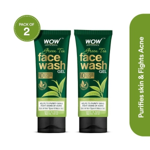 Green Tea Face Wash (Gel) - Helps To Purify Skin & Fight Signs Of Aging - For All Skin Type