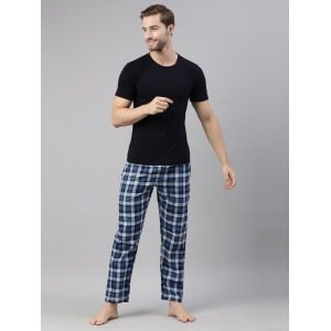 JOVEN MENS CHECKED PYJAMA-L / Blue