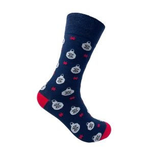 Snowflake Bauble Socks For Men