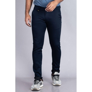 Aflash Slim Flat Mens Chinos - Navy Blue ( Pack of 1 ) - None