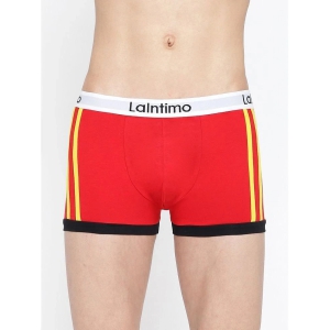 La Intimo Red Cotton Mens Trunks ( Pack of 1 ) - None