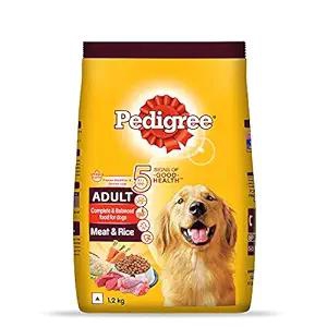 Pedigree Adult Dog Dry Food - Meat & Rice 1.2 kgs