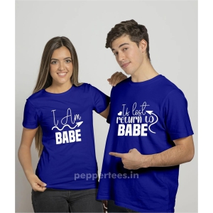 If Lost Return To Babe Im Babe Couple t-shirt-L / XL