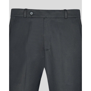 Charcoal Normal Fit Trousers-34