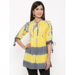 kipek-yellow-cotton-womens-ethnic-top-pack-of-1-none