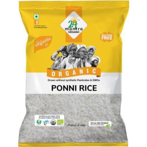 24 mantra WHITE PONNI RAW RICE  1 KG