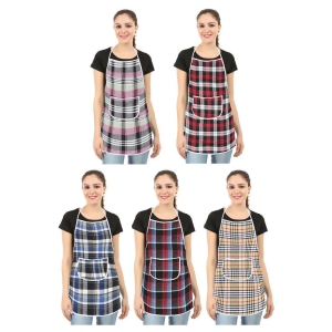 E-Retailer Set of 5 Cotton Apron