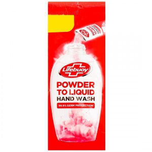 Lifebuoy Powder To Liquid Handwash - 99.9% Germ Protection, Effective Protection, 9 g