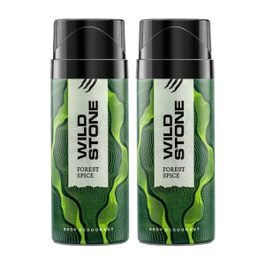 Wild Stone Forest Spice Deodorant Combo for Men, Pack of 2 (150ml each)