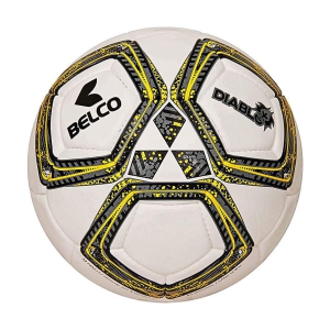 Belco Sports Diablo 32 Panel Yellow PU Football Size 5 - 5