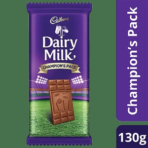 Cadbury Dairy Milk Chocolate Bar  Champion Pack 130 G