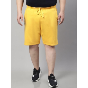 Rute - Yellow Cotton Men's Shorts ( Pack of 1 ) - None