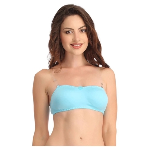 Clovia Blue Cotton Bralette - 38B