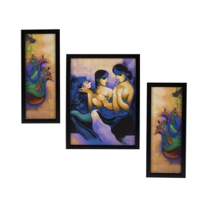 Indianara - Figurative Painting With Frame