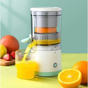 ( FIRST TIME IN INDIA WITH LIFETIME MANUFACTURING DEFECT WARRANTY ) Automatic Citrus Fruit Juicer Electrical Orange Juicer Squeezer Electric Lemon Juicer Rechargeable and Portable for Kitchen Jui