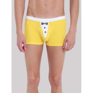 La Intimo - Yellow LITR005 Cotton Blend Mens Trunks ( Pack of 1 ) - None