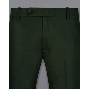 Army Green Normal Fit Trousers-32