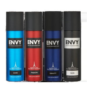 Envy Deodorant Combo Dark + Passion + Gravity + Noir 120ml*4