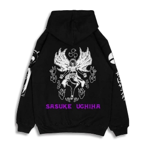 SASUKE UCHIHA ANIME Regular Fit Hoodie-XXL