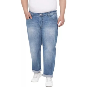 Men Regular Mid Rise Light Blue Jeans