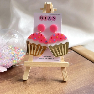 Cupcake Earrings