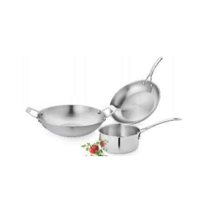 Vinayak International Stainless Steel Cookware Set of 3pcs