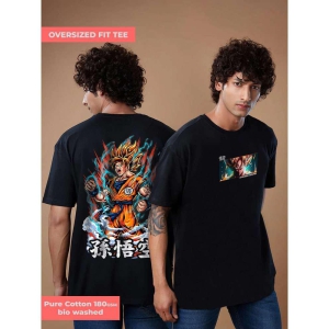 ETERNAL ENERGY GOKU ANIME Oversized T-Shirt-XL