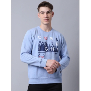 Rodamo Men Blue Printed Sweatshirt