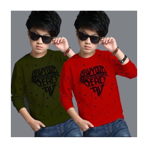 Supersquad - Multi Color Cotton Boys Sweatshirt ( Pack of 2 ) - None