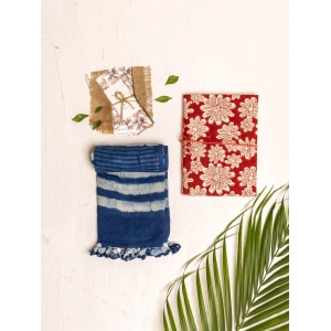 Kavya with Indigo Scarf - Sustainable Gifting Combo-A5 (Blank)