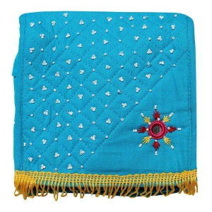 Mandhania Eco Friendly Handcrafted Embroidered Mirror Work? Bag for Girls/Women Blue