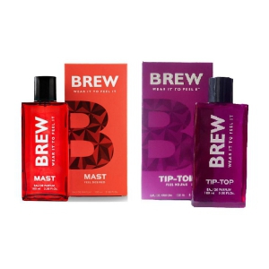 Brew - MAST AND TIP TOP Eau De Parfum (EDP) For Unisex 200 ML ( Pack of 2 )