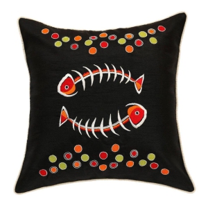 ans-black-fishbone-emb-cushion-cover-with-contrast-piping
