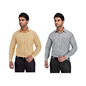 DESHBANDHU DBK Cotton Regular Fit Full Sleeves Mens Formal Shirt - Multi ( Pack of 1 ) - None