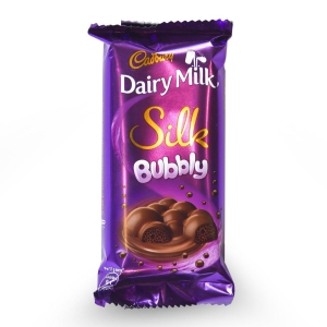 Fortune Cadbury Dairy Milk Silk Bubbly Chocolate 50 Gm