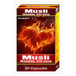 Cackle's 100% Herbal Musli Double Strong Capsule 60 no.s