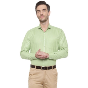 SREY - Cotton Blend Slim Fit Green Men's Casual Shirt ( Pack of 1 ) - None