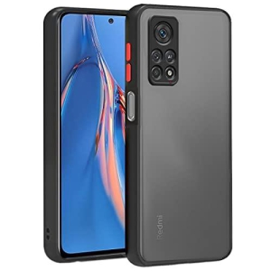 Redmi Note 11 Pro Plus Back Cover Case Smoked Matte Bumper - Black