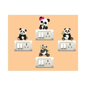 Decor Villa Panda Animals Sticker ( 20 x 20 cms )