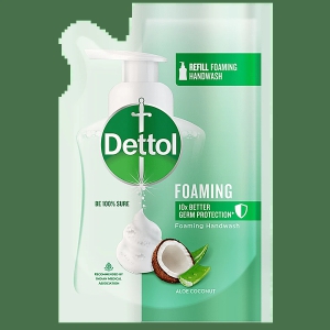 Dettol Foaming Handwash - 10X Better Germ Protection, Aloe Coconut, 200 Ml Refill