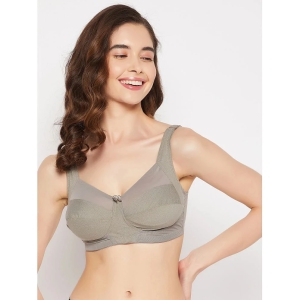 Clovia - Grey Melange Cotton Non Padded Womens Everyday Bra ( Pack of 1 ) - None