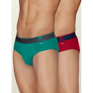 XYXX - Multicolor Cotton Mens Briefs ( Pack of 2 ) - None