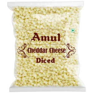 Amul Cheddar Cheese Diced 1 kg Pouch