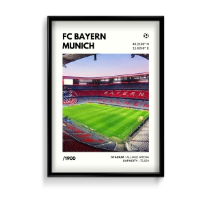 Bayern Munich Stadium Premium Wall Art-A1 / No Frame