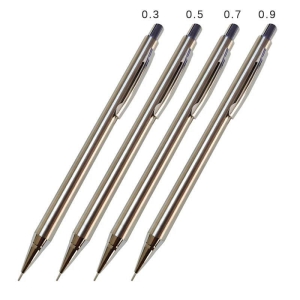 Metal Automatic Pencil School Writing Supplies-6pcs 0.5lead