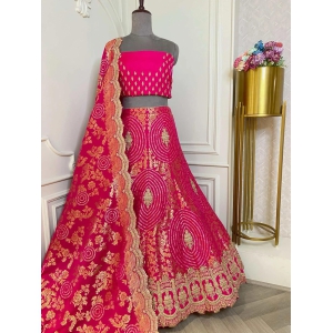 magenta-banarsi-lehenga